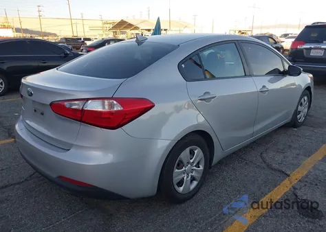 2016 Kia Forte Lx из США, поврежденный, VIN KNAFK4A69G5559894